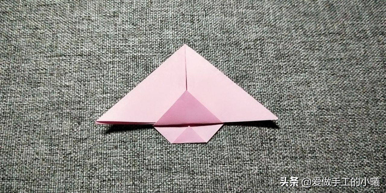 立体花怎么折简单又漂亮,手工折花最简单的五瓣花