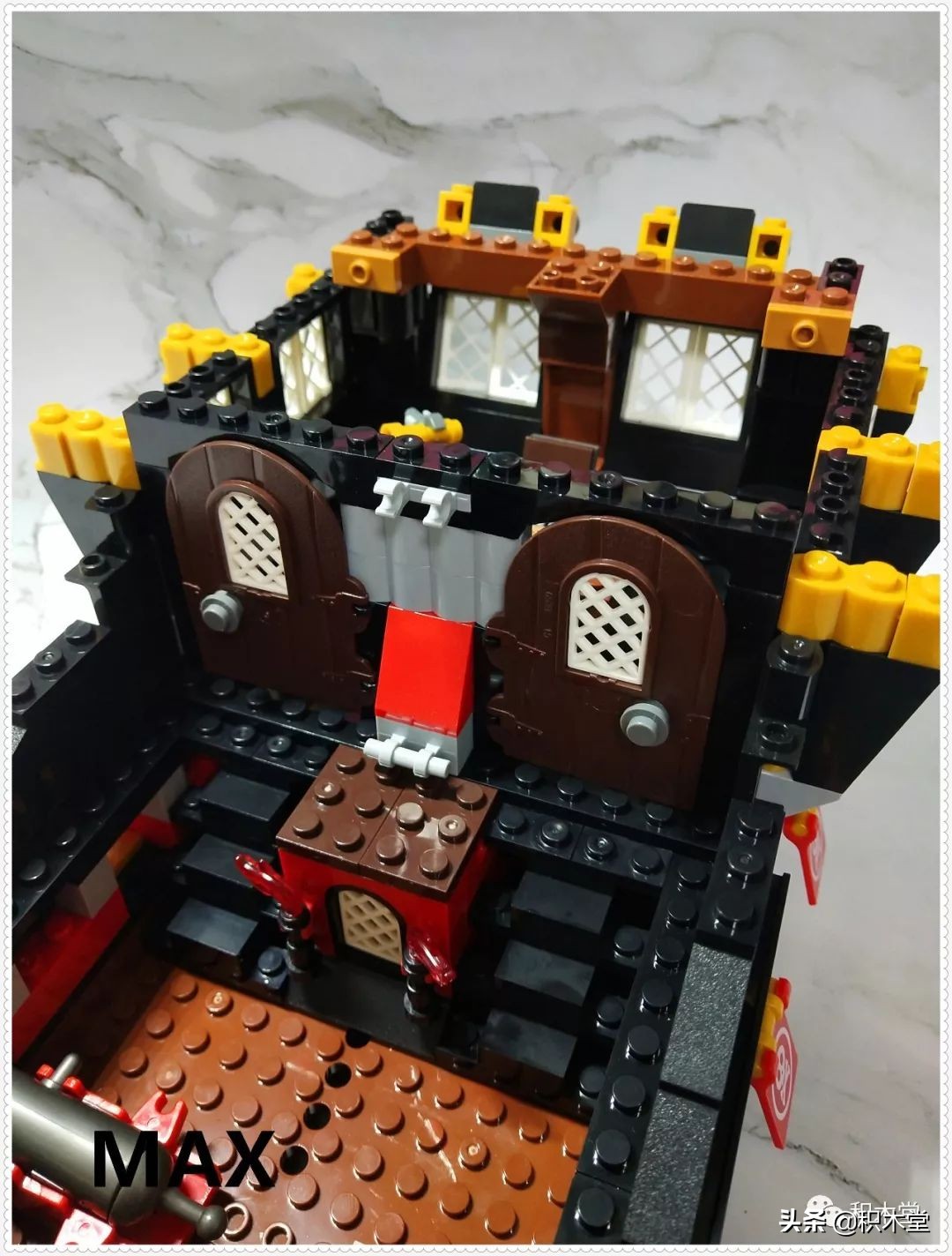 「虚测评」哲高积木QL1801海盗船之骷髅冒险号