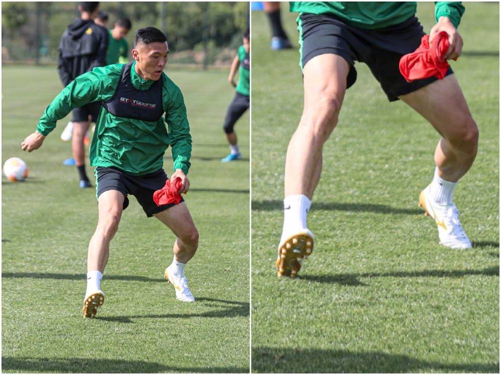 郑智身着潮装,王燊超郑智