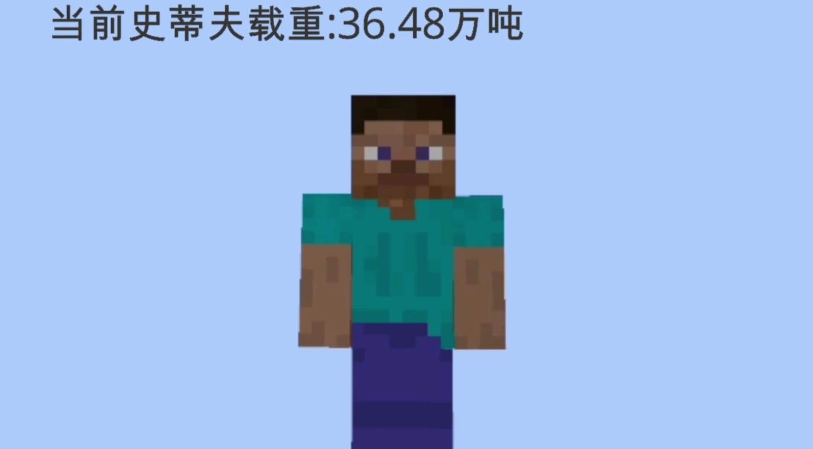 史蒂夫到底能载重多少,我的世界史蒂夫能承载多少吨重量