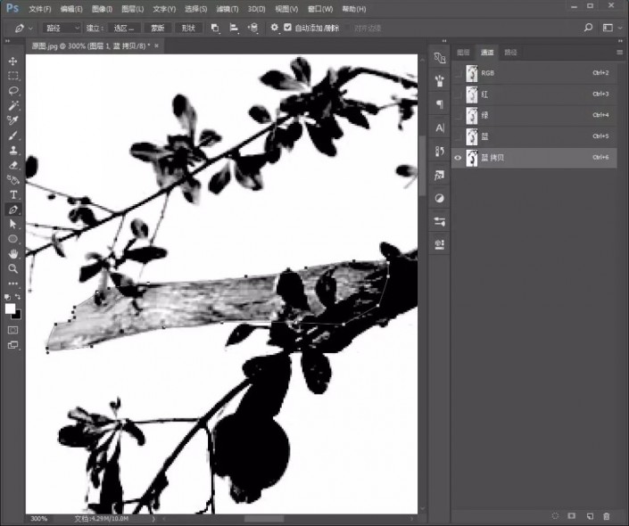 ps如何去除人物同时保留完整背景,ps长发怎么用通道选背景