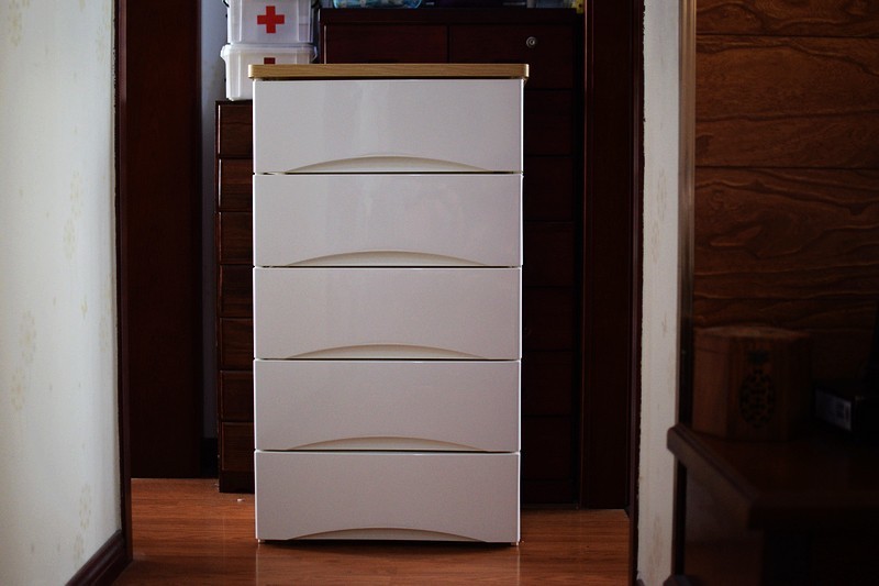 也雅可移动家用抽屉式收纳柜五层,五层渐变蓝加厚抽屉式收纳柜5层