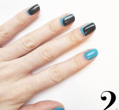 法式美甲最简单教程,没有法式贴怎么做法式边美甲