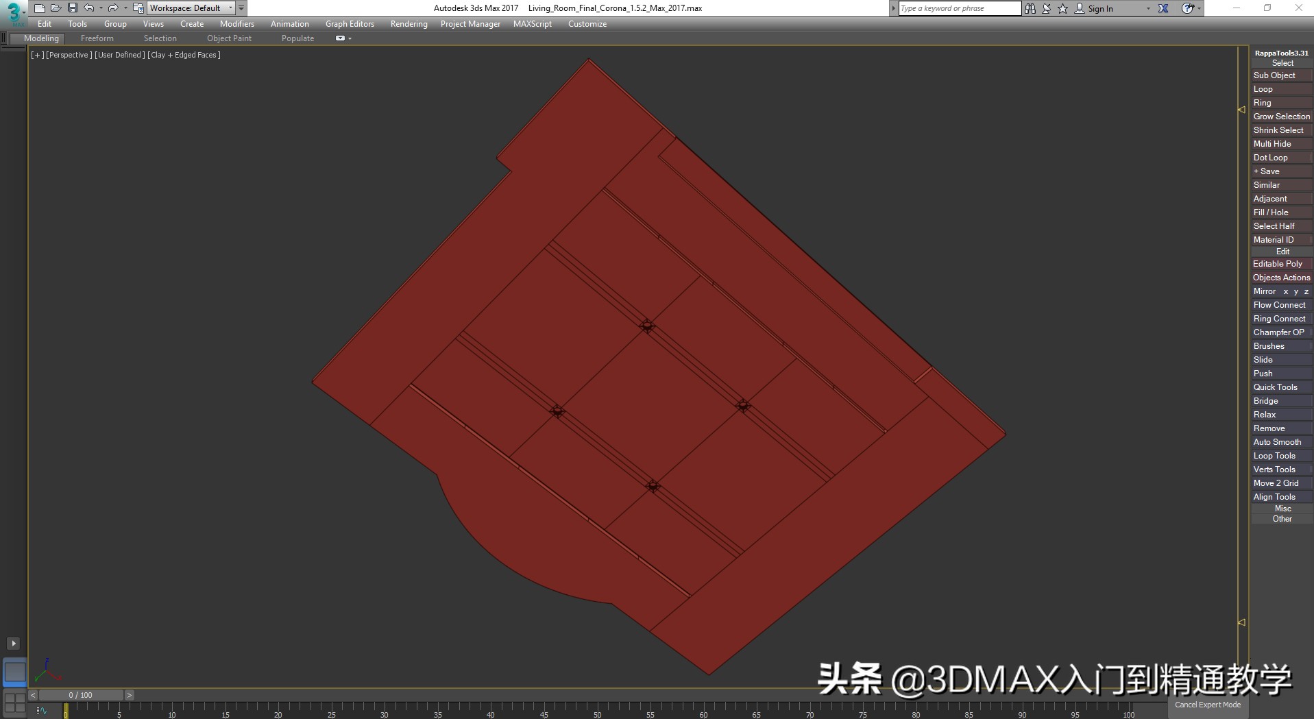 耗时8周，做的逼真现代公寓客厅，带大家看看大神的作品