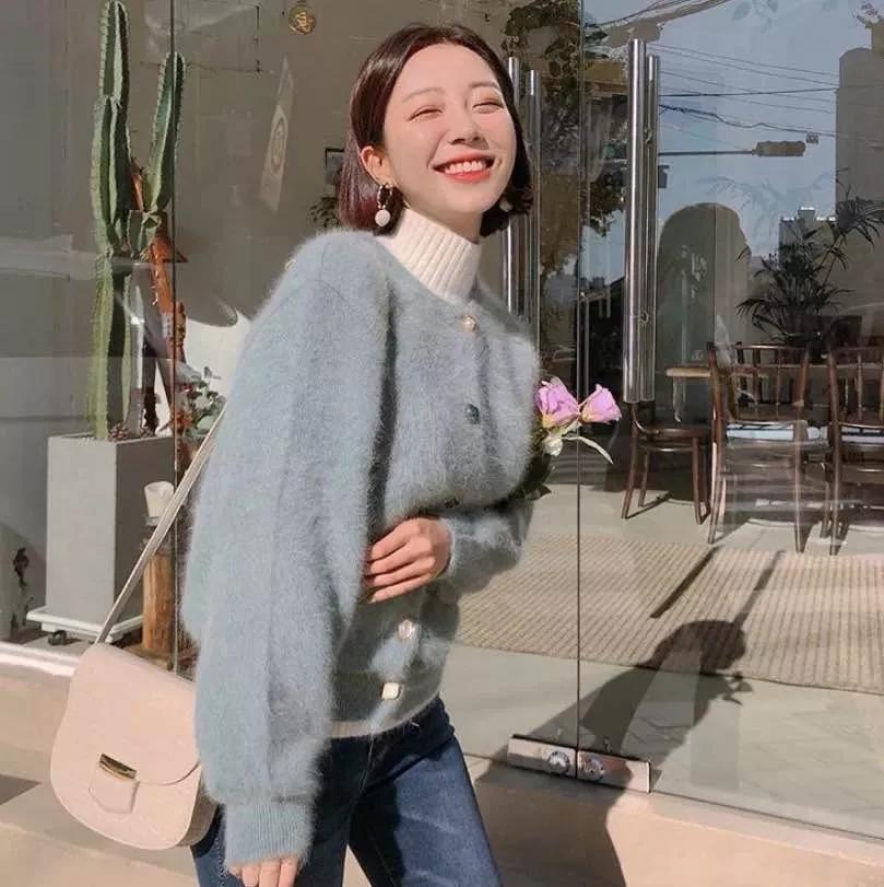 好看的冬季毛衣裙子套装,毛衣裙子太好看了这60件秋冬必买