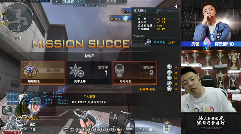 cf马哲团灭,cf马哲破防瞬间