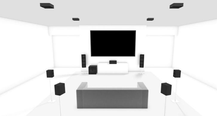 客厅回音壁音响,提升家居体验