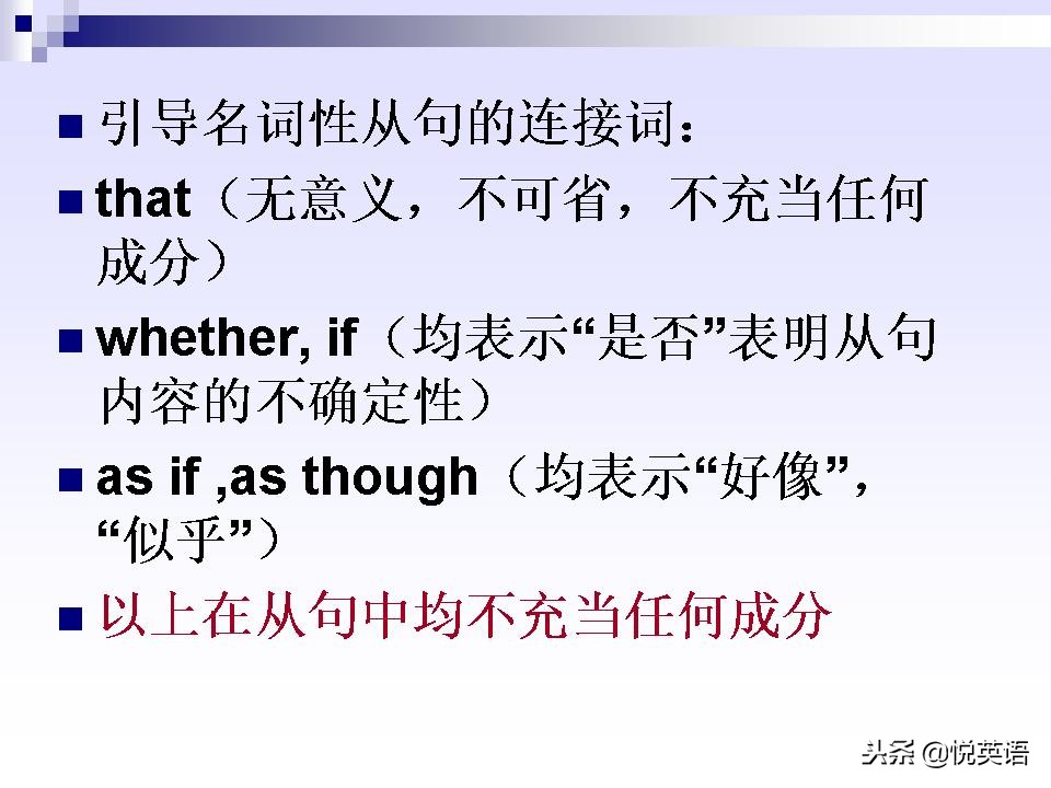 名词性从句四类练习题,名词性从句讲解视频