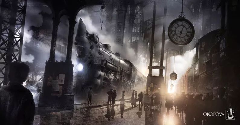 蒸汽朋克风创意美术,蒸汽朋克幻想风格