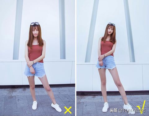 拍大长腿照技巧经验分享,拍长腿教程视频