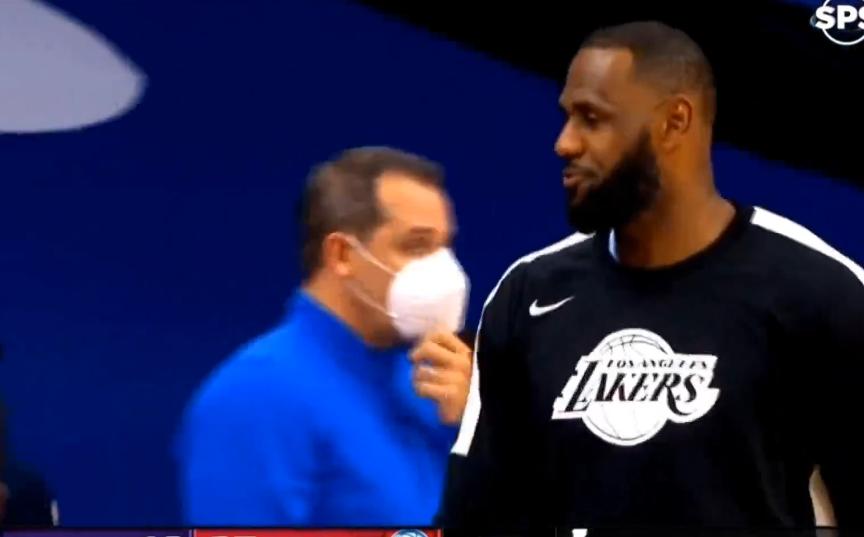 浓眉明显撑不住湖人,浓眉没力气了