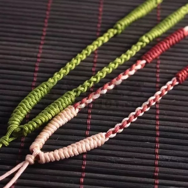 文玩核桃手串单线打结方法,常见的手串编绳教程