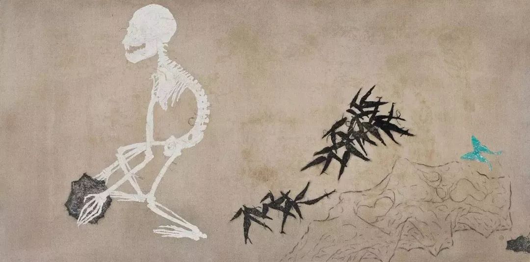 他说画画就是玩玩而已，一不小心成了艺术家