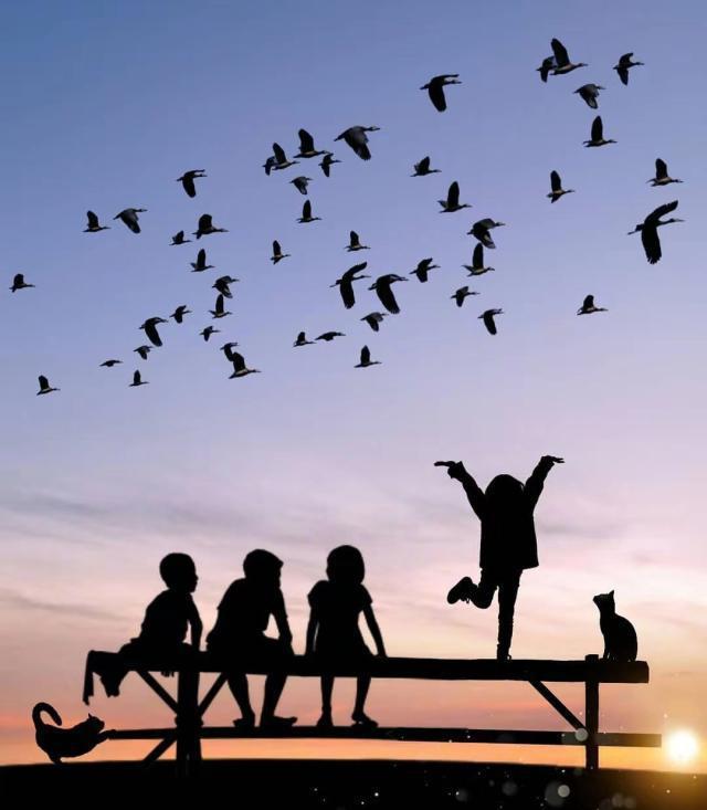 朋友圈晚安说说，烦恼不过夜，健忘才幸福