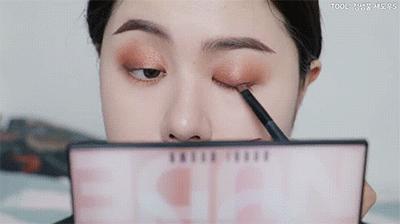 单眼皮眼妆的画法初学者视频,圆眼单眼皮内眦赘皮眼妆画法