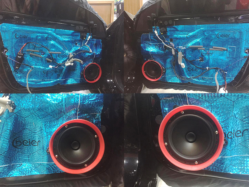 日产天籁汽车喇叭升级,日产天籁升级公爵原厂音响