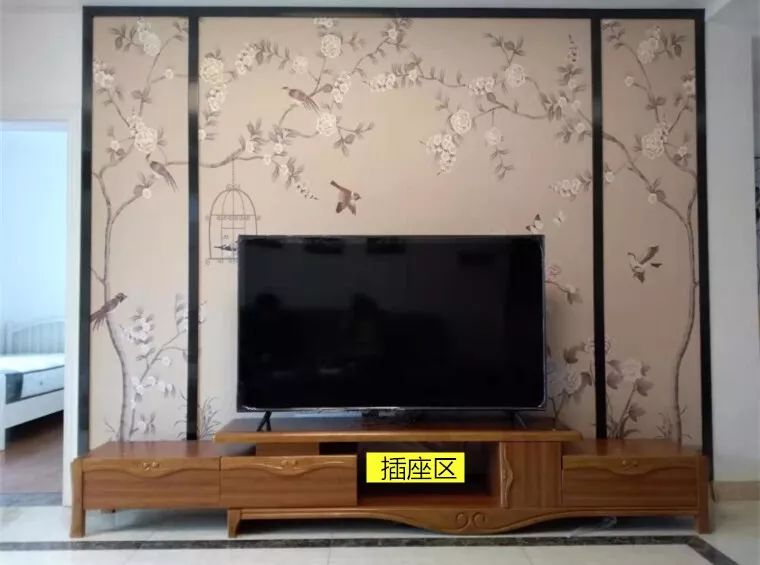 电视背景墙电视怎么穿电源线,电视墙没有预留电视线怎么处理
