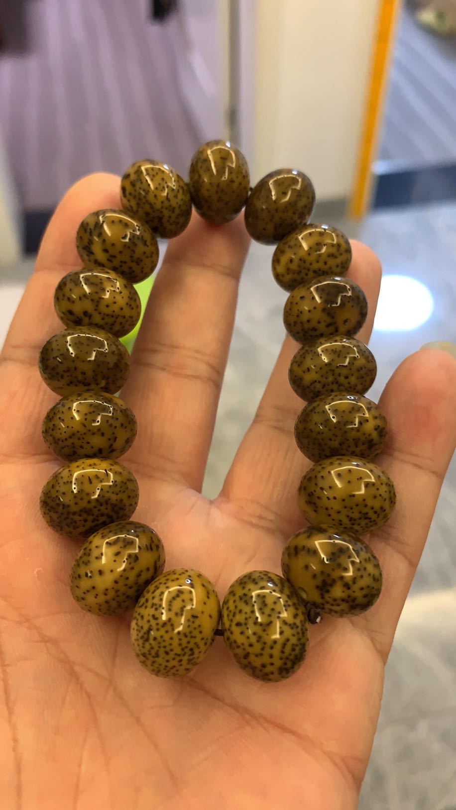 星月菩提子怎么盘出鸡油黄,星月菩提子怎么盘玩