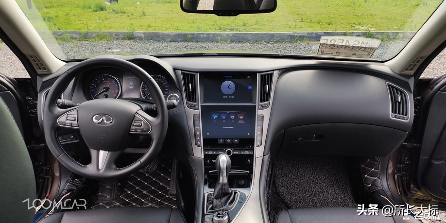 英菲尼迪q50l一阶测试,英菲尼迪q50灰色提车作业