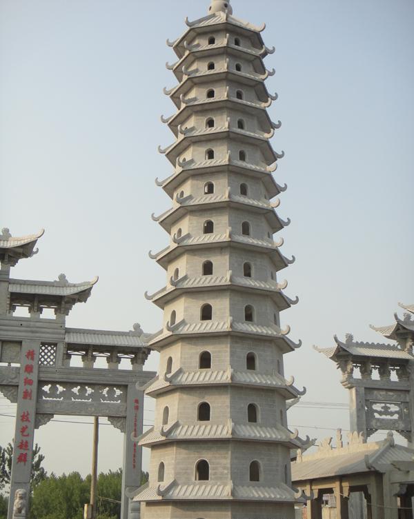 汉白玉佛塔的寓意和象征,石雕佛塔效果图