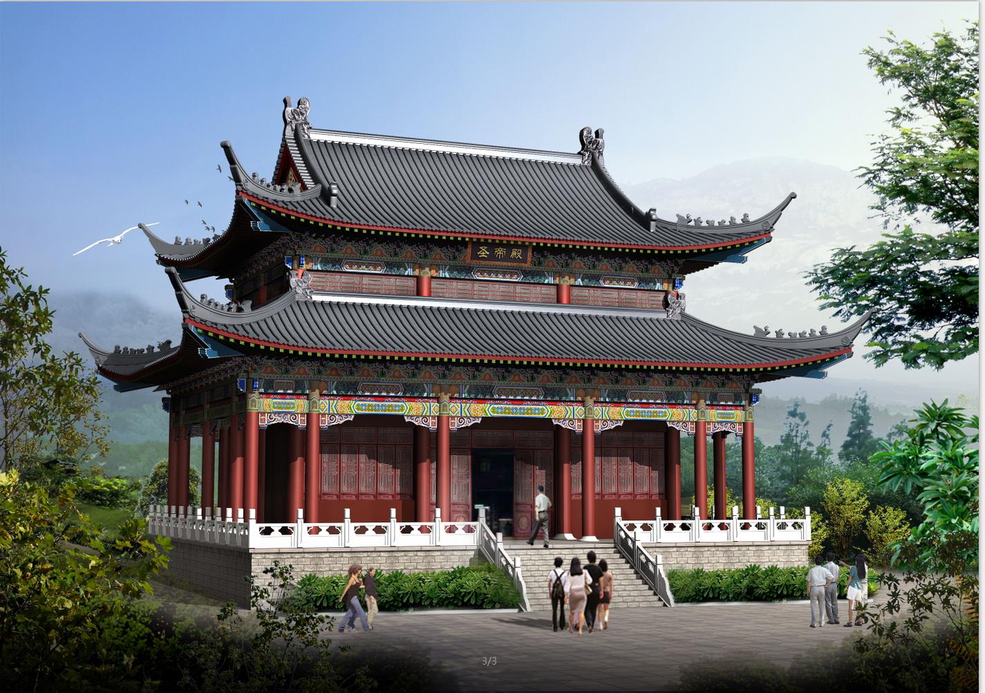 寺庙殿堂构造图片,寺院殿堂简介