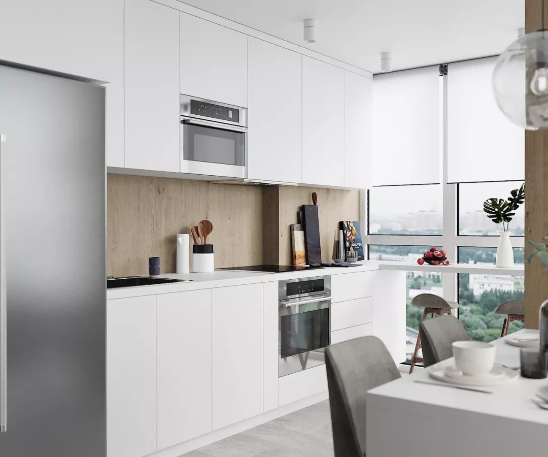 无把手橱柜好看吗,无把手橱柜柜门做法