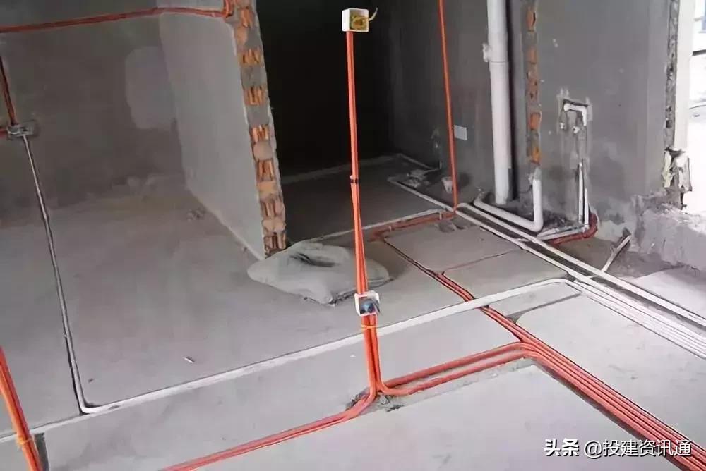 农村水电明线安装完整过程,水电走顶安装完整过程