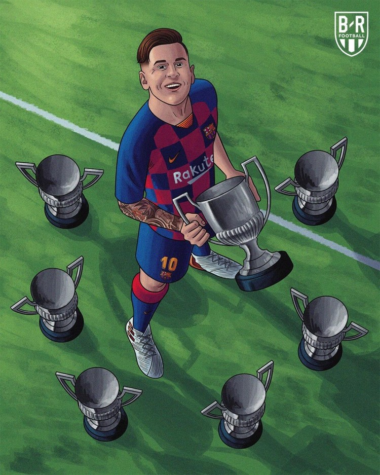 梅西六夺欧洲金靴,梅西六次夺金球图片