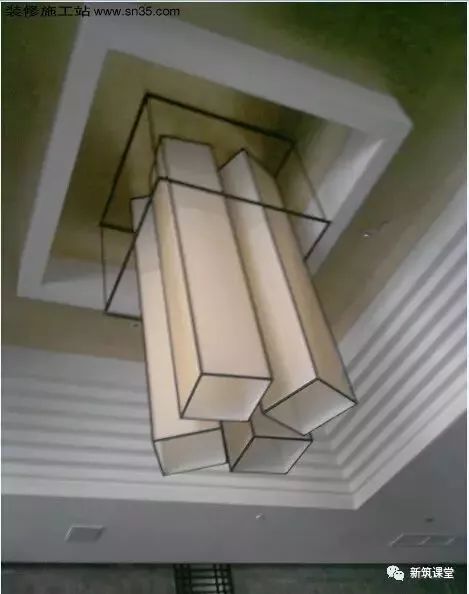 轻钢龙骨石膏板造型吊顶施工视频,石膏板天花吊顶施工全过程
