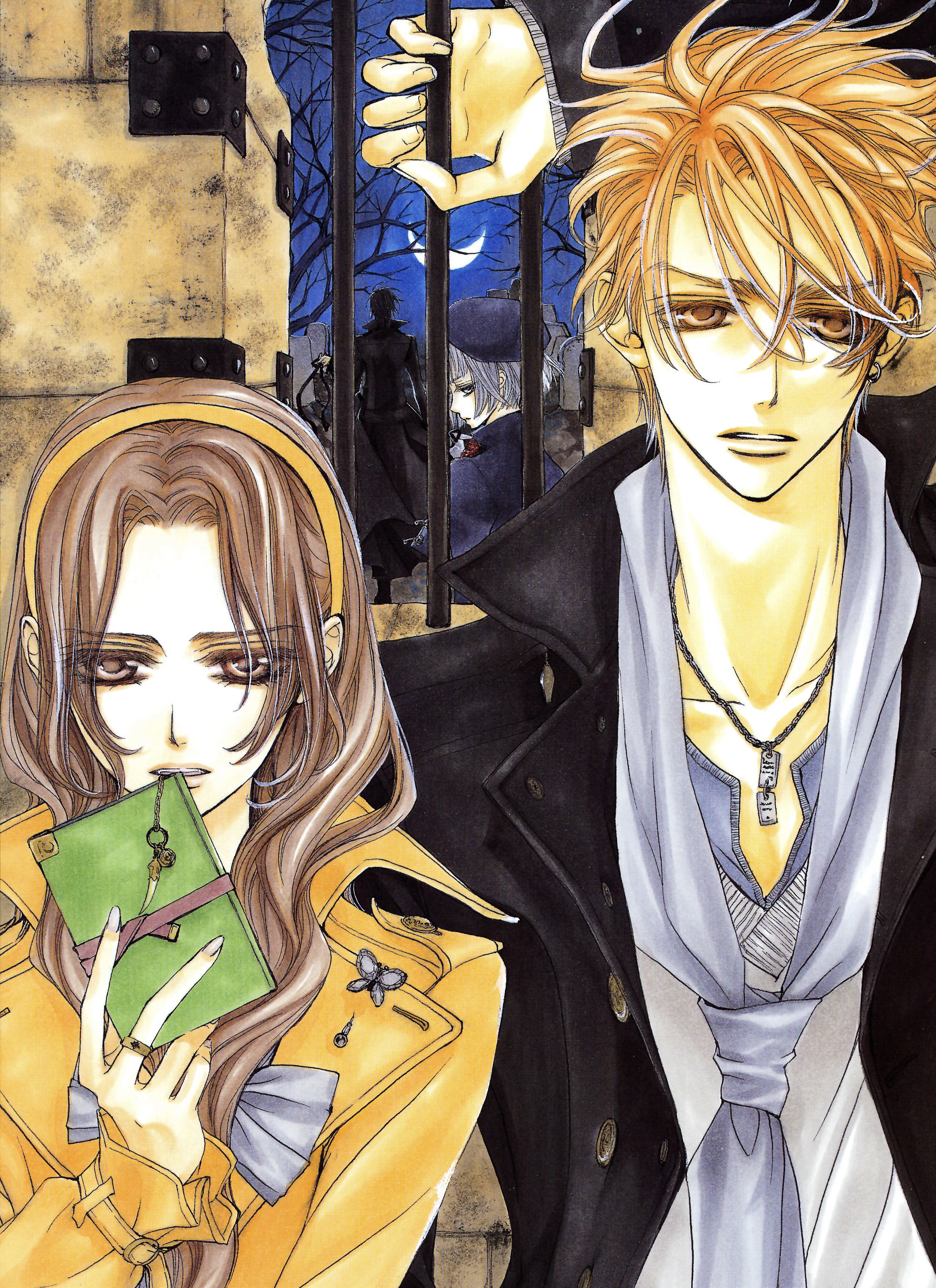 有关帅气吸血鬼的漫画图片,画风超精致的日本吸血鬼漫画