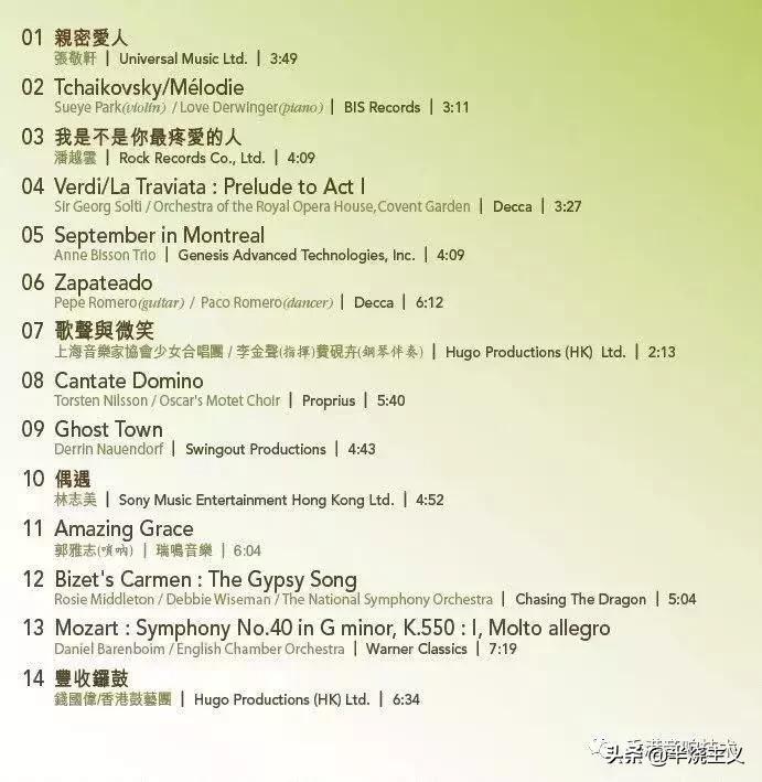 顶级人声无损极品试音层次感丰富,顶级无损试音粤语推荐