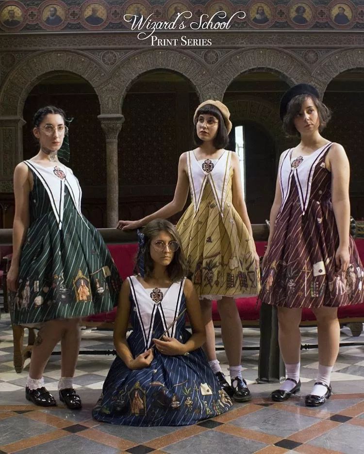 天蓝色洛丽塔洋装,洛丽塔复古洋装