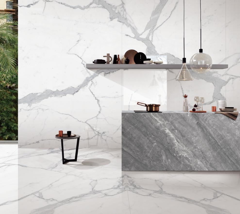 依诺岩板对比蒙娜丽莎岩板,新明珠品牌瓷砖