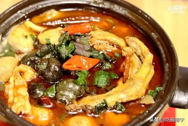 南宁田螺鸭脚煲小店推荐,南宁玉洞田螺鸭脚煲推荐