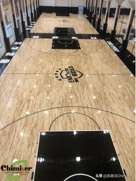 高档篮球地板工艺,篮球木地板国风配色