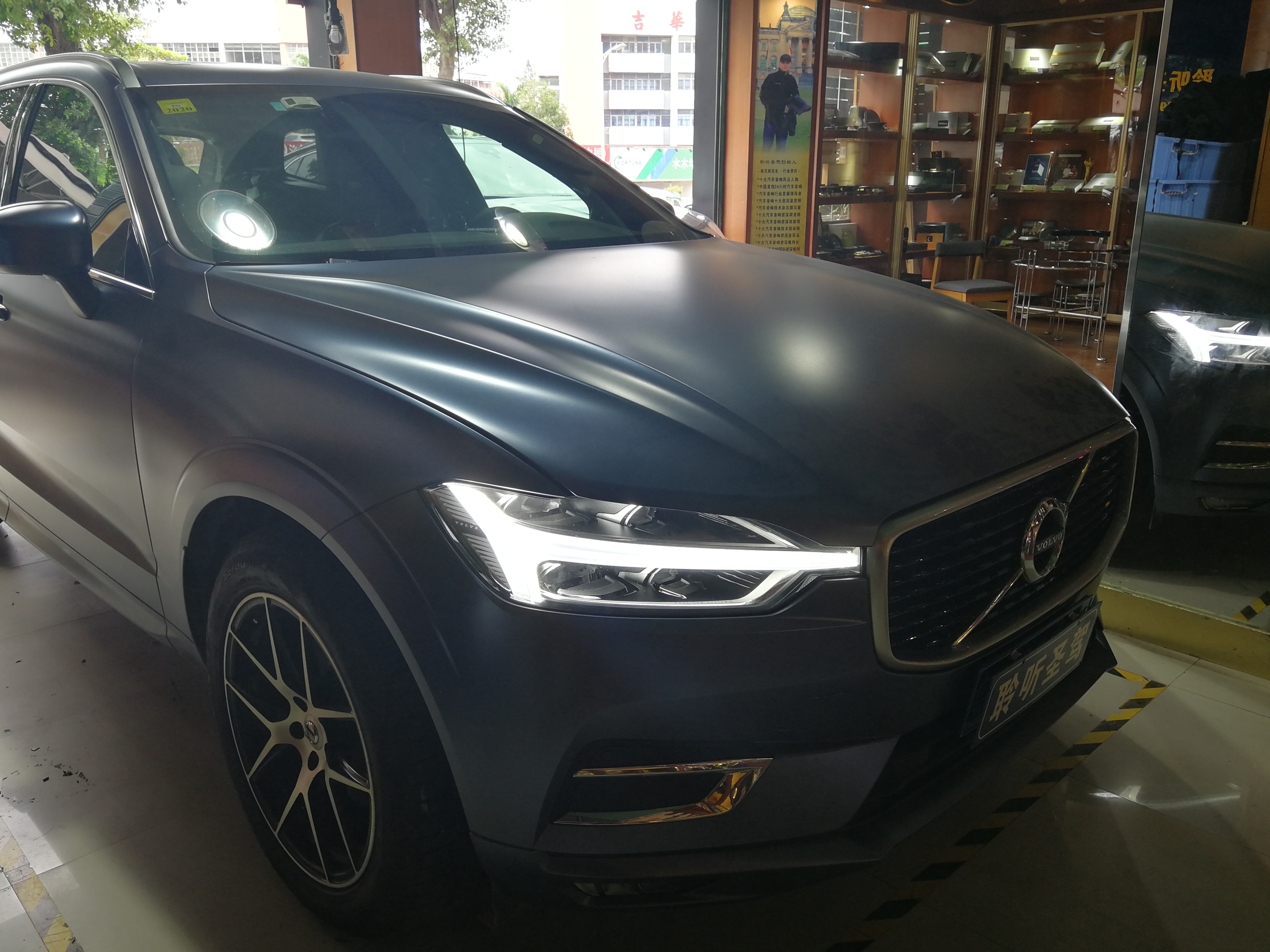 沃尔沃xc60汽车鸣笛喇叭改装,高品质车载音响改装