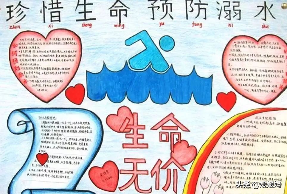 暑假作息时间手抄报,暑假手抄报构思