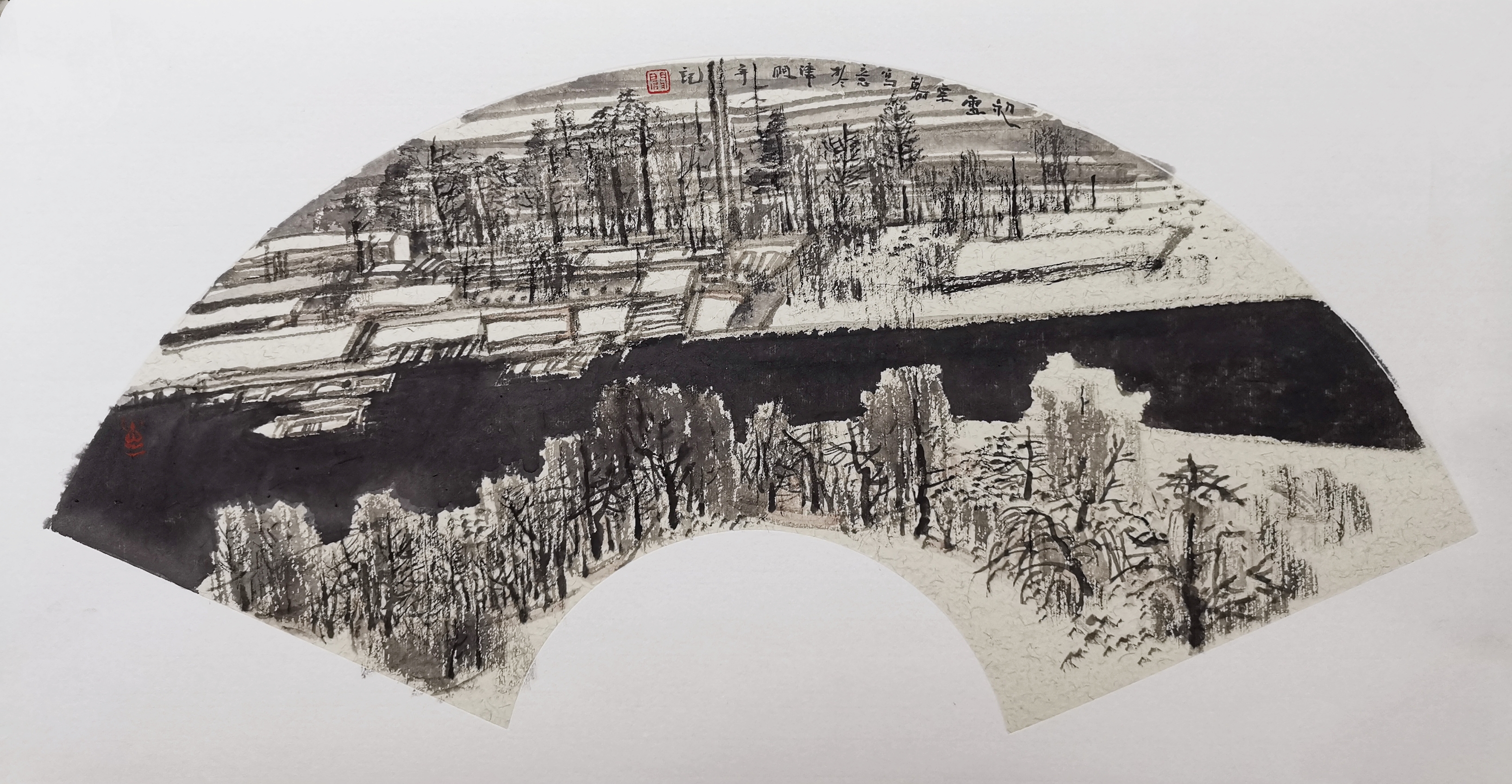 朋友圈的雪景｜阚传好立冬写意小品欣赏