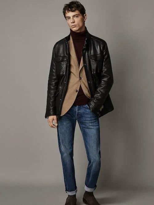 微喇牛仔裤怎么看合不合身,牛仔裤穿上怎么看合身不合身