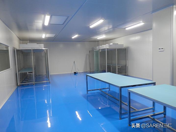 无尘车间洁净棚效果图,工厂无尘室装修