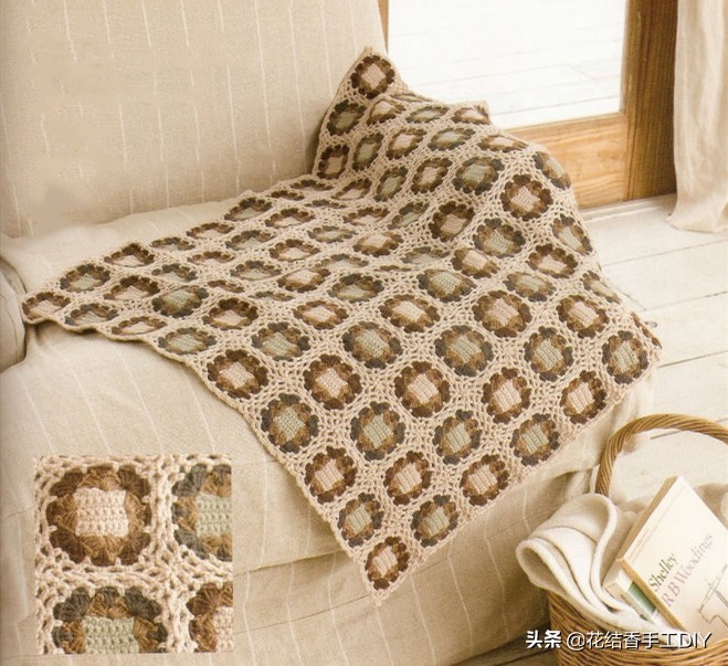 钩毛线饰品教程,毛线饰品的钩织图解