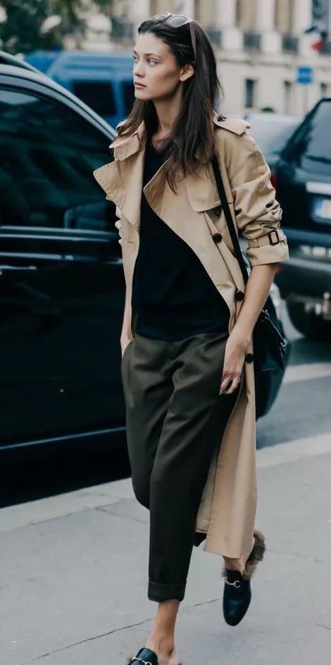 1件风衣4种穿法20种搭配气质满分,买风衣不要乱跟风