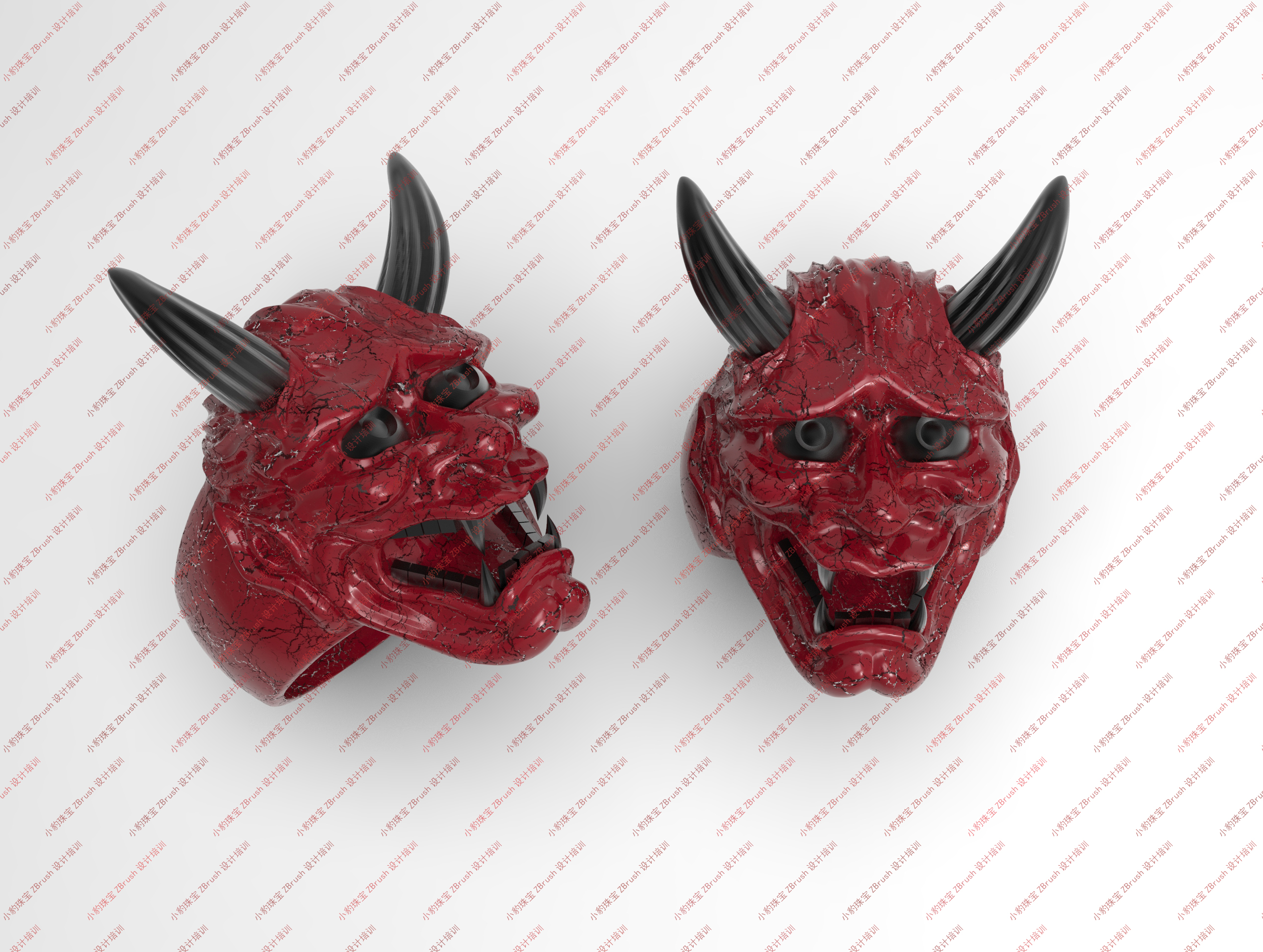 2023zbrush戒指基础教学,小豹珠宝zbrush设计教学