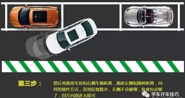 短距离侧方停车技巧现实版,路窄侧方停车技巧