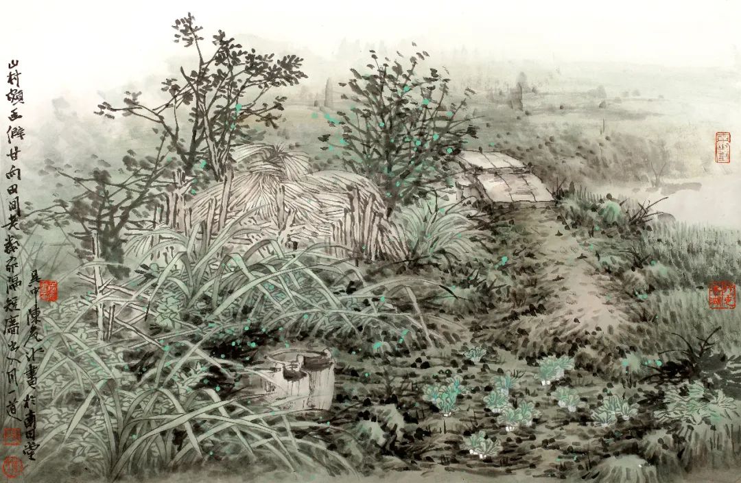 充满诗情画意的山水田园风光,慢慢体味令人陶醉的田园山水韵味