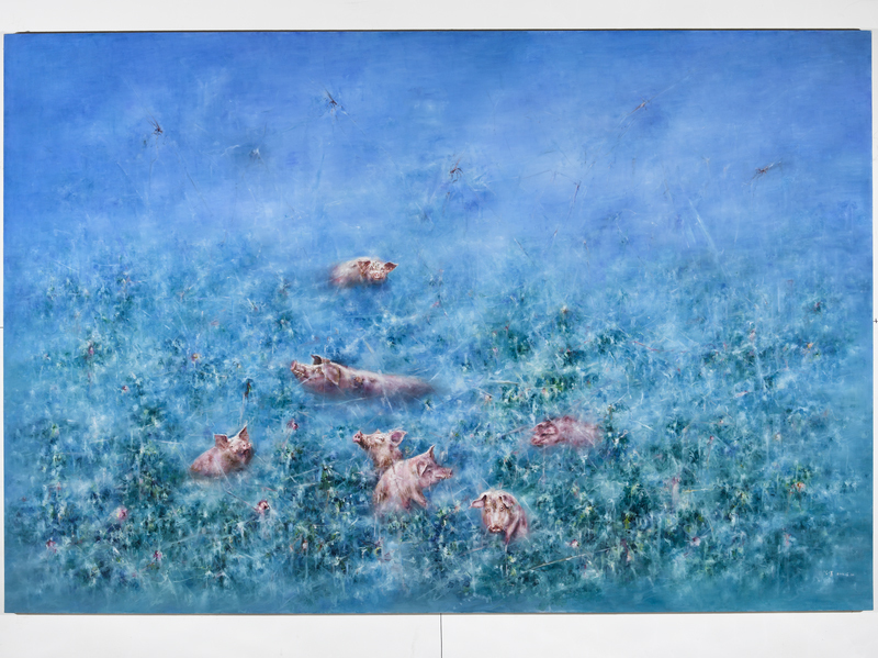 艺术名家郭北平油画肖像作品欣赏,当代名家油画图片大全