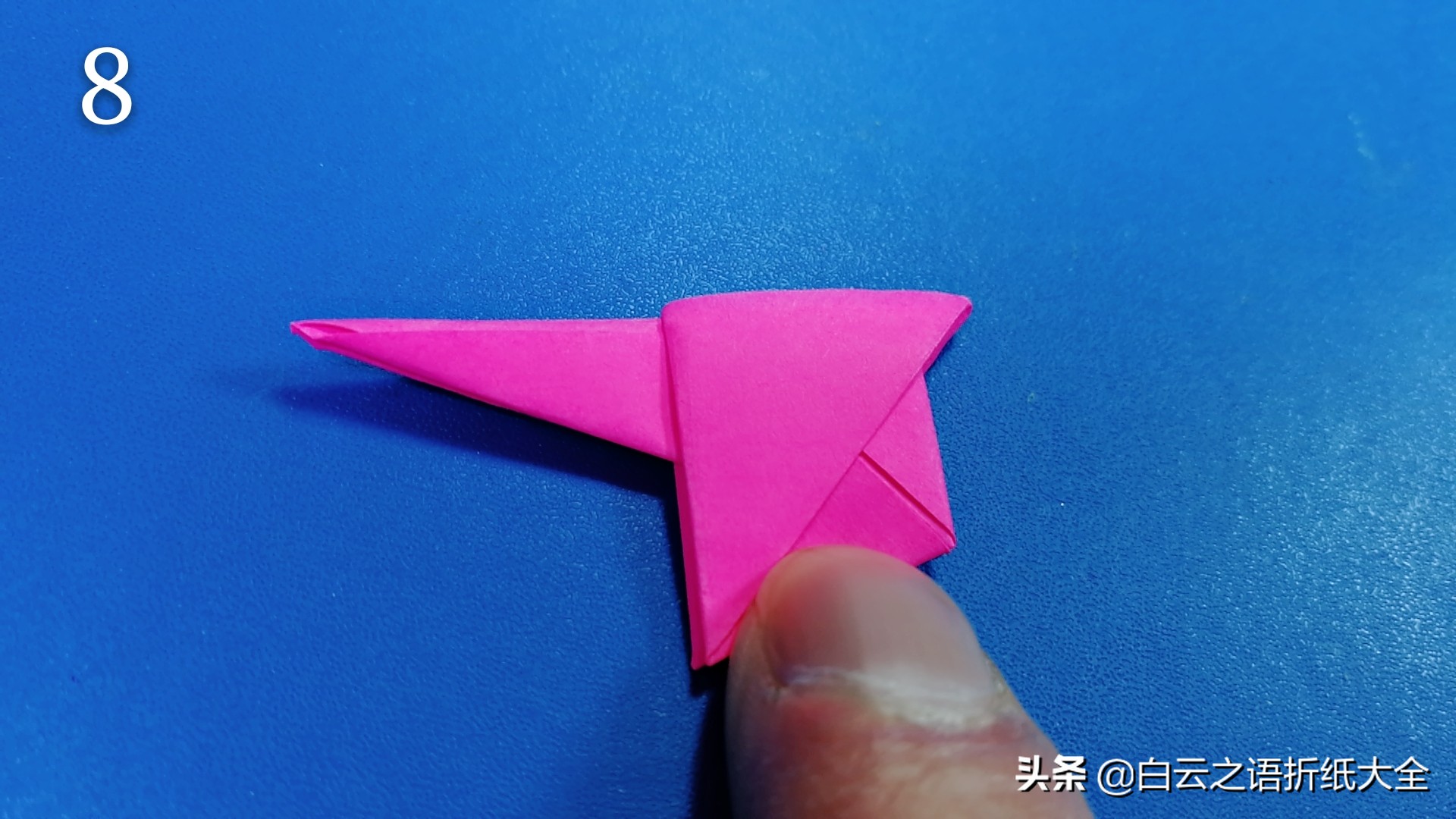 折纸棒棒糖的折纸步骤,可以变形的彩虹棒棒糖折纸慢动作