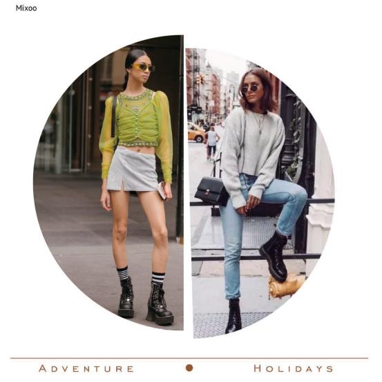 2022年最流行马丁靴穿搭,马丁靴的时髦穿搭