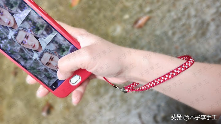 方形盘编器编手机挂绳,盘编手机挂绳编织教程