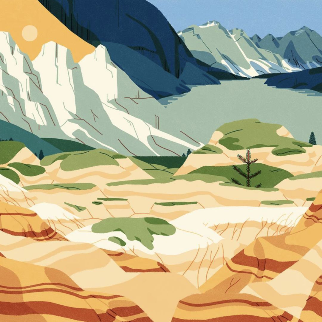 精妙的细节和色彩插画,插画作品想象力是最吸引人的色彩